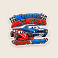 Guapo & Pappi Weekend Adventures sticker