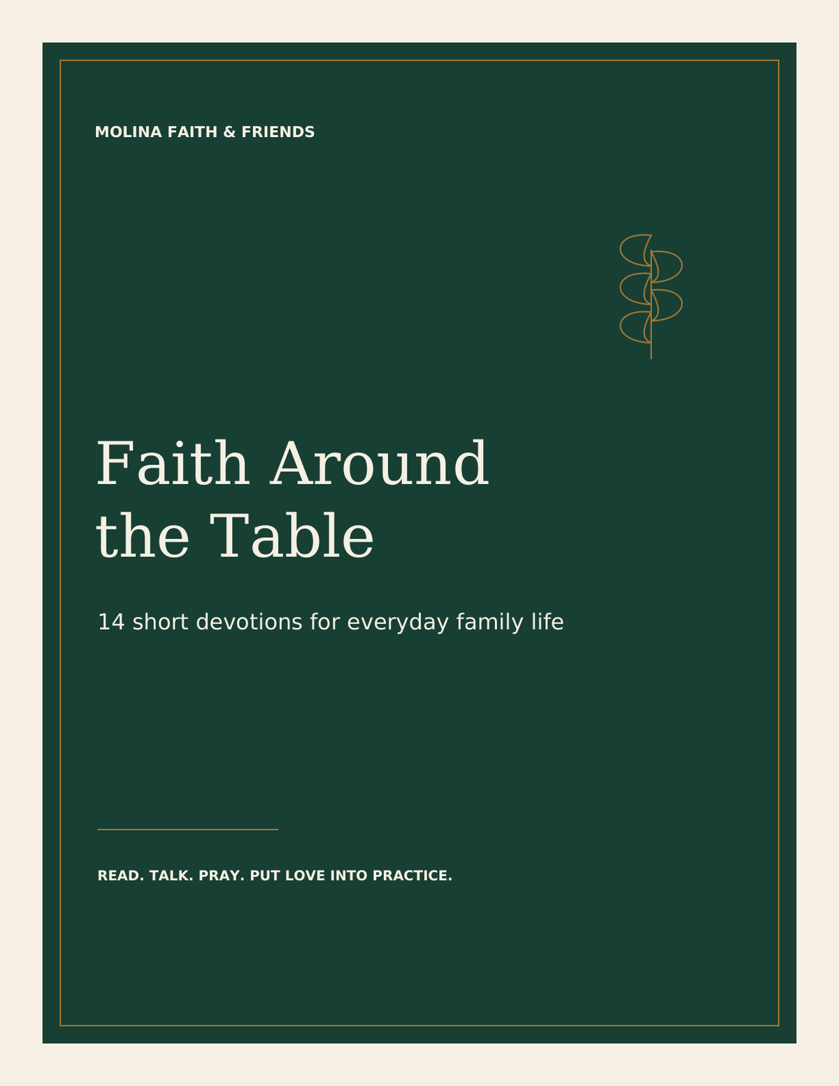 Faith Around the Table - 14 Family Devotions cover