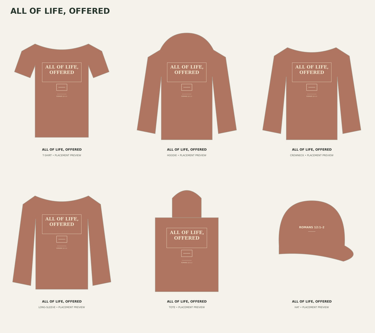 ALL OF LIFE, OFFERED — product placement previews