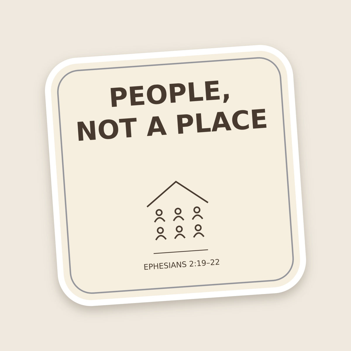 People, Not A Place sticker