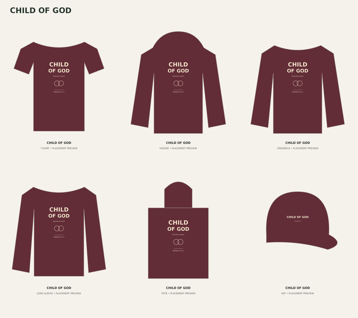 CHILD OF GOD — product placement previews