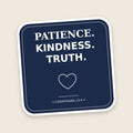 Let Love Lead sticker