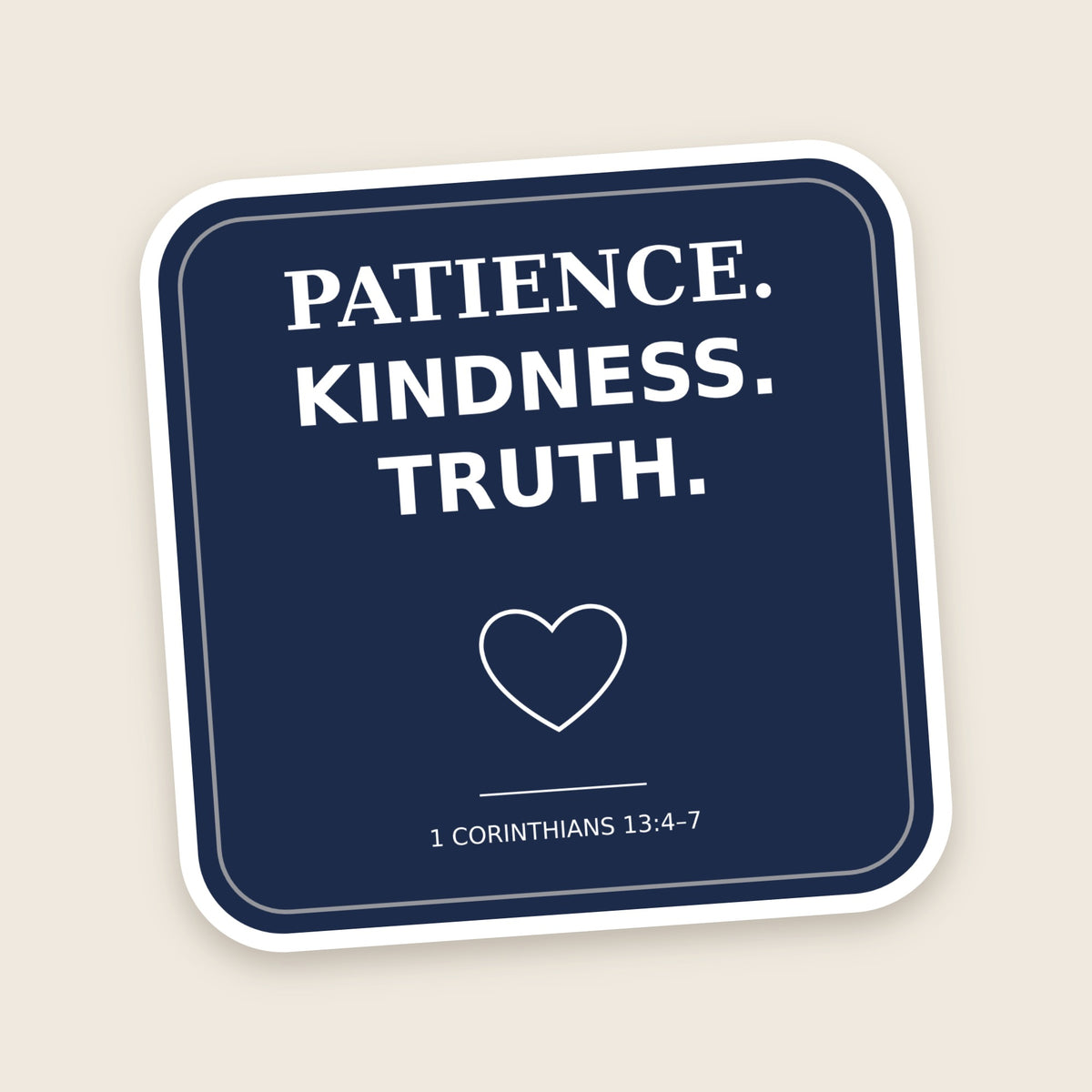 Let Love Lead sticker