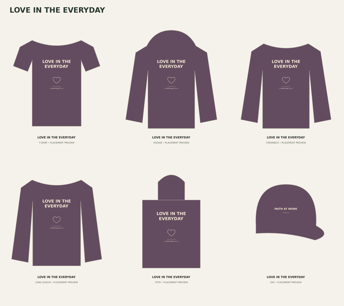 LOVE IN THE EVERYDAY — product placement previews